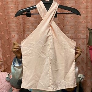 Pink Blush Halter Top